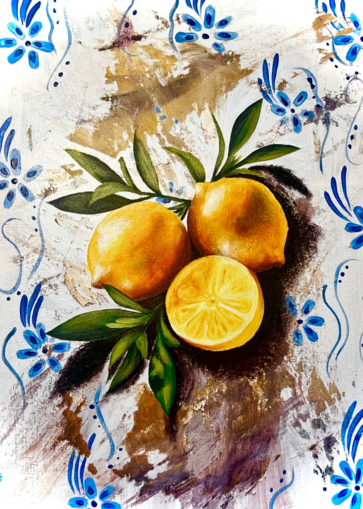 Lemon Still Life - Print